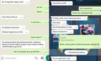 10 Chat WA Salah Saat Berbahasa Asing, Bikin Geregetan