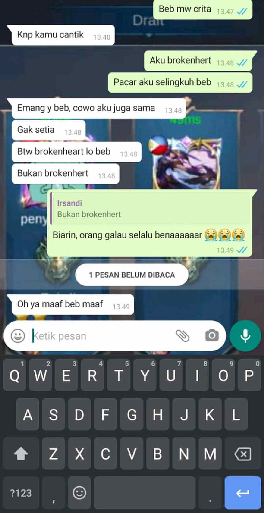 10 Chat WA Salah Saat Berbahasa Asing, Bikin Geregetan