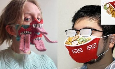 Gak Biasa, 10 Bentuk Masker Wajah yang Unik Banget