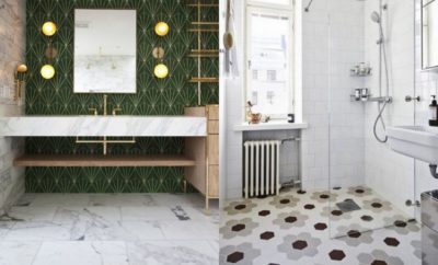 10 Inspirasi Mix and Match Keramik Kamar Mandi jadi Terlihat Ramai