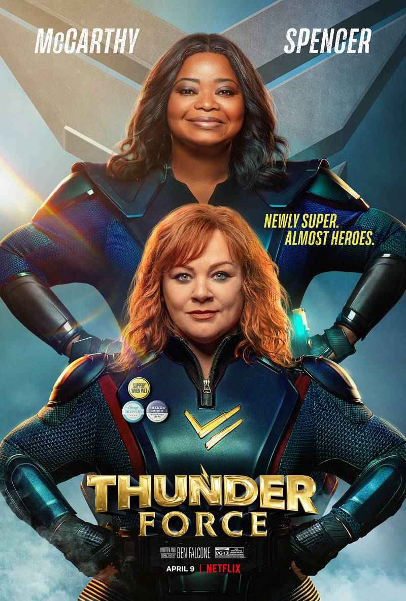 Sinopsis Thunder Force, Aksi Duo Superhero Plus Size Melawan Kejahatan