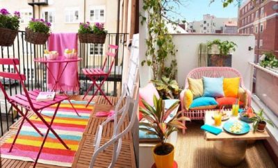 10 Ide Menghias Balkon Tema Musim Panas, Bisa Piknik Tipis-Tipis