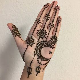 Menakjubkan, 10 Ide Pakai Henna Pacar di Hari Raya Idul Fitri