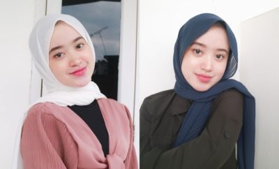 10 Pesona Wynne Aqila, Selebgram Cantik Berhijab Hobi Cover Lagu