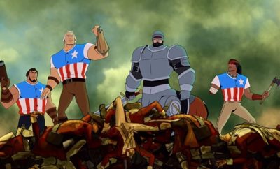 Sinopsis America: The Motion Picture, Animasi Satir George Washington