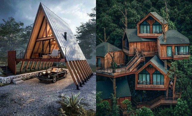 Desain Rumah di Hutan