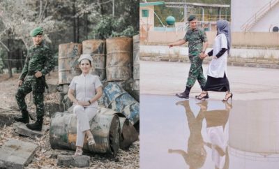 Romantis, 10 Inspirasi Pre-Wedding Tentara dan Tenaga Medis