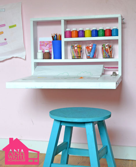 Serba Warna-Warni, 10 Desain Meja Belajar untuk Anak-Anak