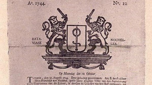 Sejarah Bataviasche Nouvelles, Koran Pertama yang Terbit di Indonesia