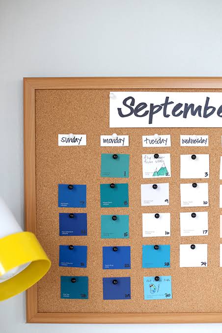 Biar Gak Monoton, 10 Desain Kalender untuk Kegiatan Sehari-Hari