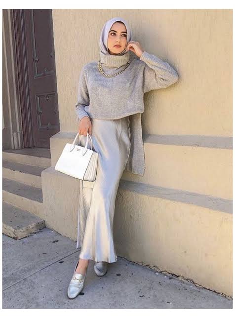10 Inspirasi outfit jilbab 