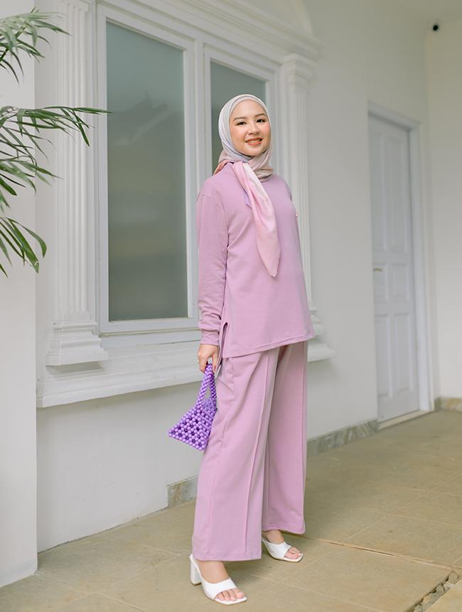 10 Warna Hijab Sesuai Dengan Lilac