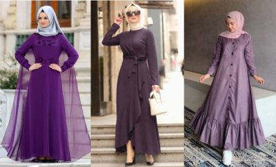 10 Warna Jilbab Cocok untuk Baju Warna Dusty Ungu