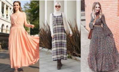 10 Model Long Dress Kekinian untuk Tampil Trendy