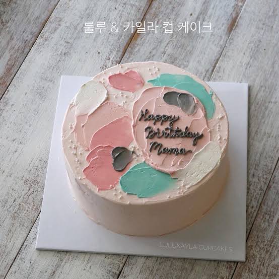 10 Desain Kue Ulang Tahun Korea Sederhana dengan Warna Pastel