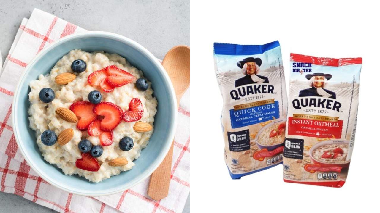 Perbedaan Quaker Oat Biru dan Merah, Penting Diketahui