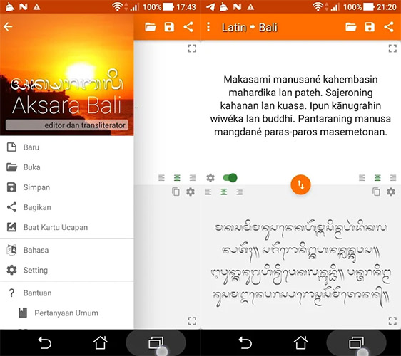 Aplikasi Terjemahan Bali-Indonesia