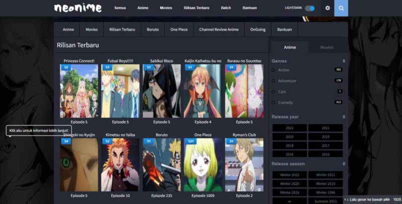 24 Situs dan Aplikasi Nonton Anime Sub Indo, Bisa Nonton Sepuasnya!