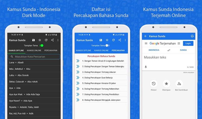 Aplikasi Translate Sunda-Indonesia