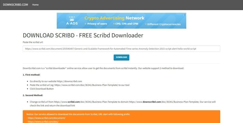 downscribd 1 800x407 - 5 Cara Download File di Scribd, Gratis Tanpa Login