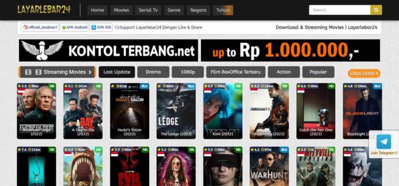 10 Situs Nonton Film Bioskop Gratis Pengganti Indoxxi, Sudah ada Subtitle Indo!