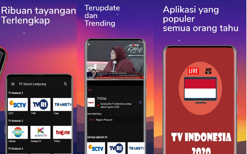 20 Aplikasi TV Online, Bisa Nonton TV Lewat Gadget