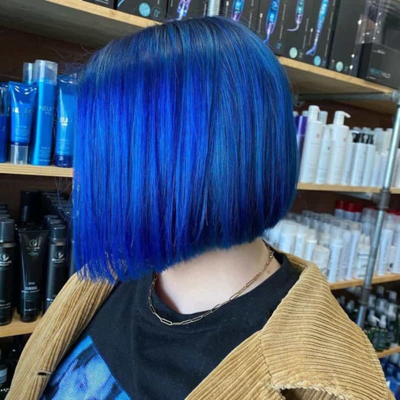 10 Warna Rambut Biru Pendek Keren