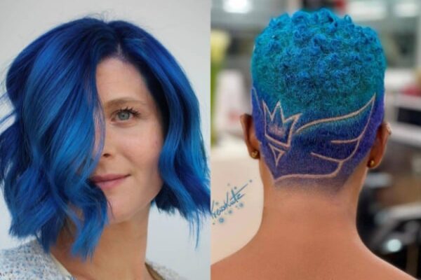 10 Warna Rambut Biru Pendek Keren