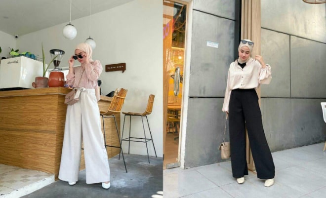 10 OOTD Celana Kulot Kekinian, Dijamin Keren