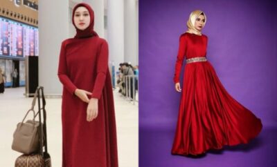 10 Warna Jilbab yang Cocok dengan Baju Merah