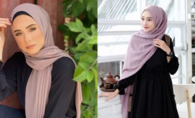 12 Warna Jilbab yang Cocok dengan Gamis Hitam