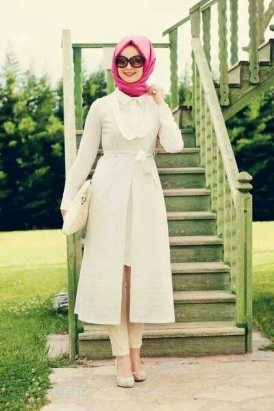 krem jilbab pink